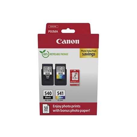 Canon originální ink PG-540/CL-541/GP-501, 5225B013, black/color, Multi-pack