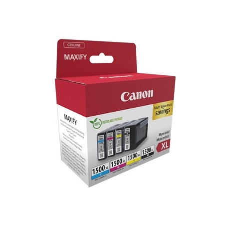 Canon originální ink PGI-1500XL BK/C/M/Y MULTI, 9182B010, CMYK, 780str.