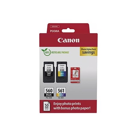 Canon originální ink PG-560/CL-561/GP-501, 3713C008, black/color, Multi-pack