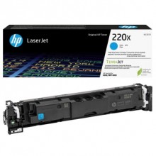 HP originální toner W2201X, HP 220X, cyan, 5500str., high capacity