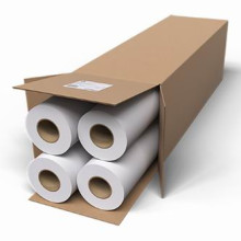 HP 610/45.7/Universal Bond Paper, matný, 24", 4-pack, A6DE8A, 80 g/m2, papír, 610mmx45.7m, bílý, pro inkoustové tiskárny, role, 