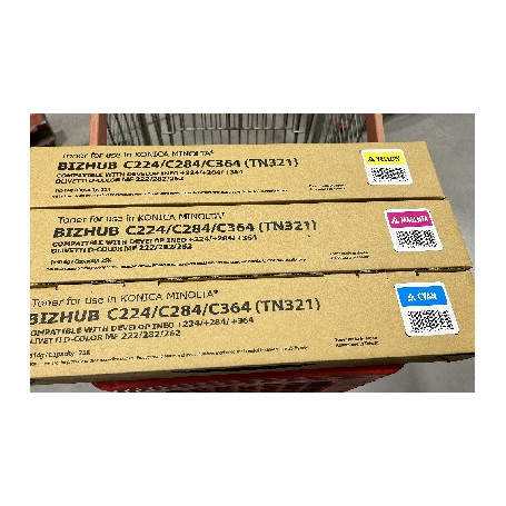 Alternativ Minolta Toner C224/364 TN321C cyan (KKMTC082CCKKENEZ)
