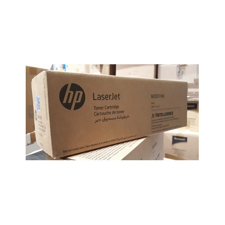 HP Toner W2031XH Cyan, HP 415X,(contract - hnědý obal)