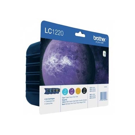 Brother originální ink LC-1220VALBP, CMYK, 4x300str., Brother DCP-J925 DW