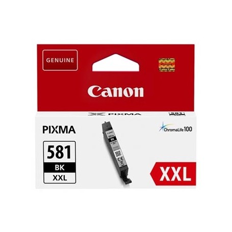 Canon originální ink CLI-581BK XXL, black, 11.VIIml, 1998C001, very high capacity, Canon PIXMA TR7550, TR8550, TS6150, TS8150, T