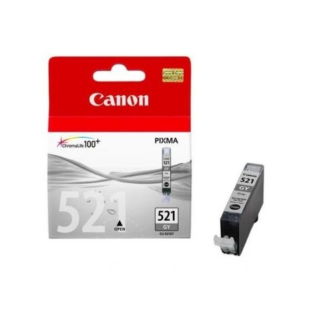 Canon originální ink CLI521GY, grey, 1395str., 9ml, 2937B001, Canon MP980
