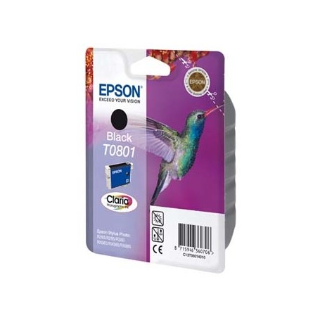 Epson originální ink C13T08014011, black, 7,4ml, Epson Stylus Photo PX700W, 800FW, R265, 285, 360, RX560