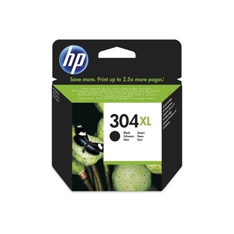 HP originální ink N9K08AE, HP 304XL, black, 300str., 5.5ml, HP DeskJet 2620,2630,2632,2633,3720,3730,3732,3735