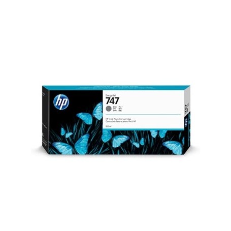 HP originální ink P2V86A, HP 747, gray, 300ml, HP HP DesignJet Z9