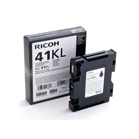 Ricoh originální gelová náplň 405765, black, 600str., GC41KL, Ricoh AFICIO SG 3100, SG 3110